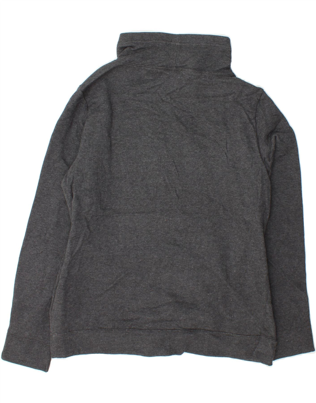 PUMA Womens Graphic Roll Neck Sweatshirt Jumper UK 14 Large Grey Cotton Vintage Puma and Second-Hand Puma from Messina Hembry 