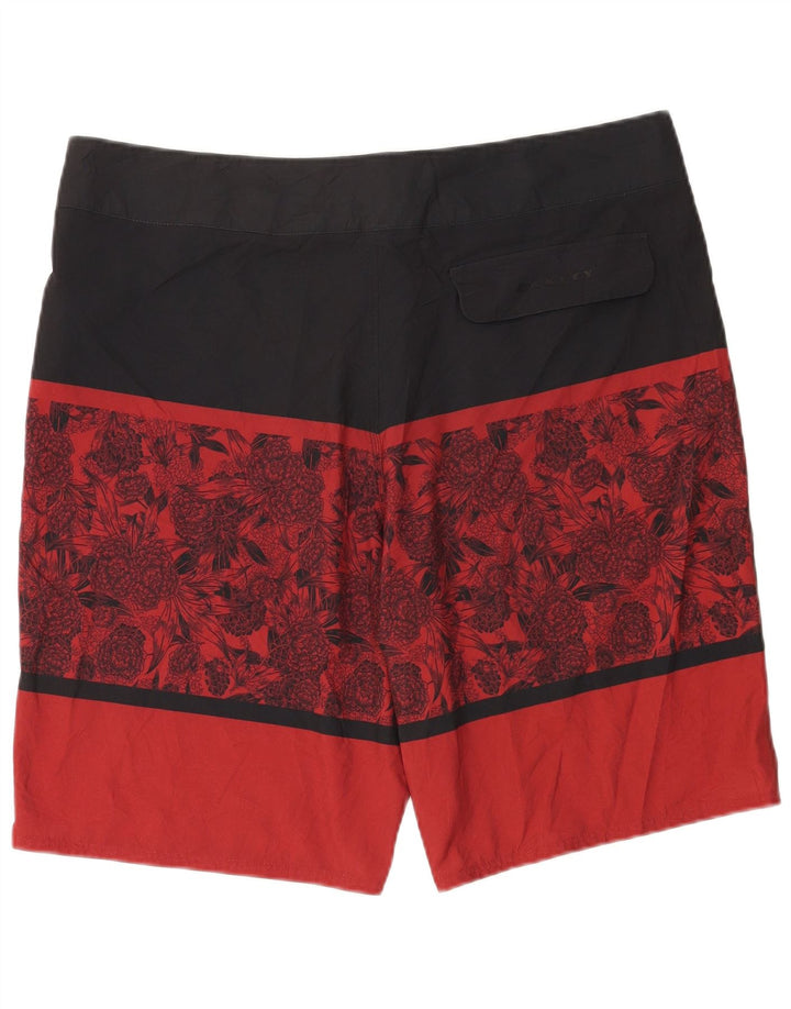 Pantaloncini da bagno da uomo Oakley XL in poliestere floreale multicolore