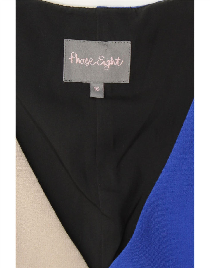 PHASE EIGHT Abito tubino da donna UK 16 Grande blocco di colori multicolore