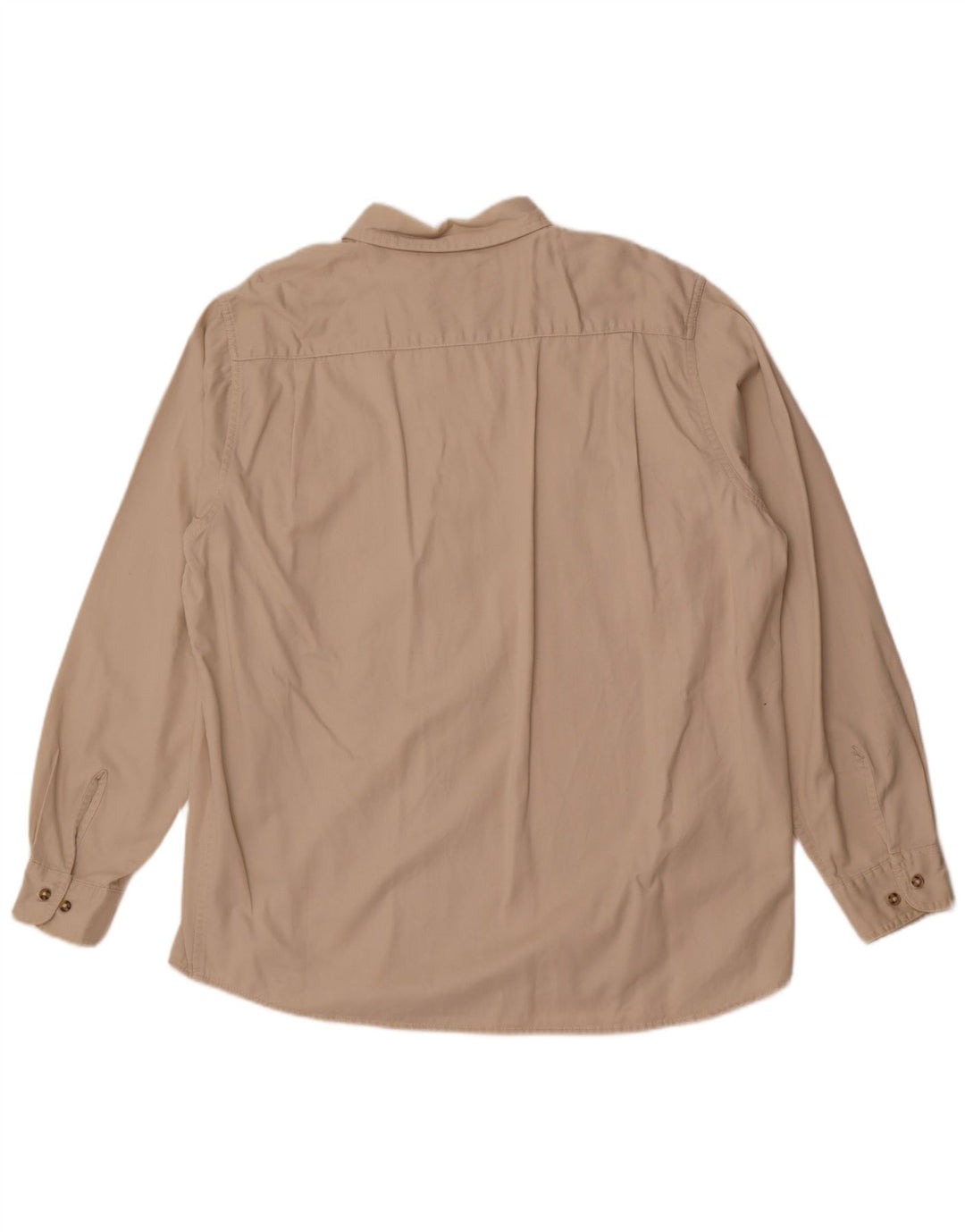 Camicia da uomo Wrangler grande in cotone bianco sporco