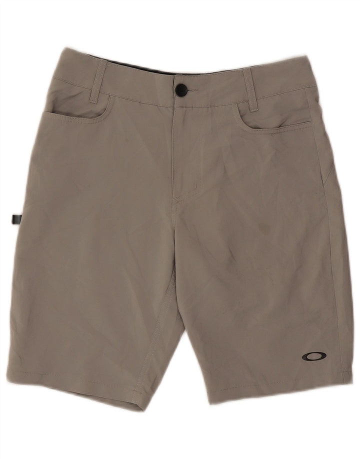 Pantaloncini casual da uomo con vestibilità regolare Oakley W30 Poliestere grigio medio
