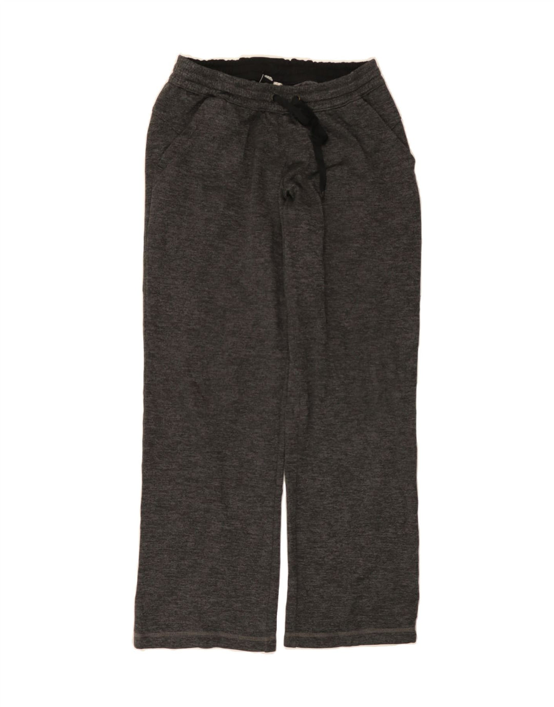 ADIDAS Womens Tracksuit Trousers UK 8/10 Small  Grey Flecked Polyester Vintage Adidas and Second-Hand Adidas from Messina Hembry 