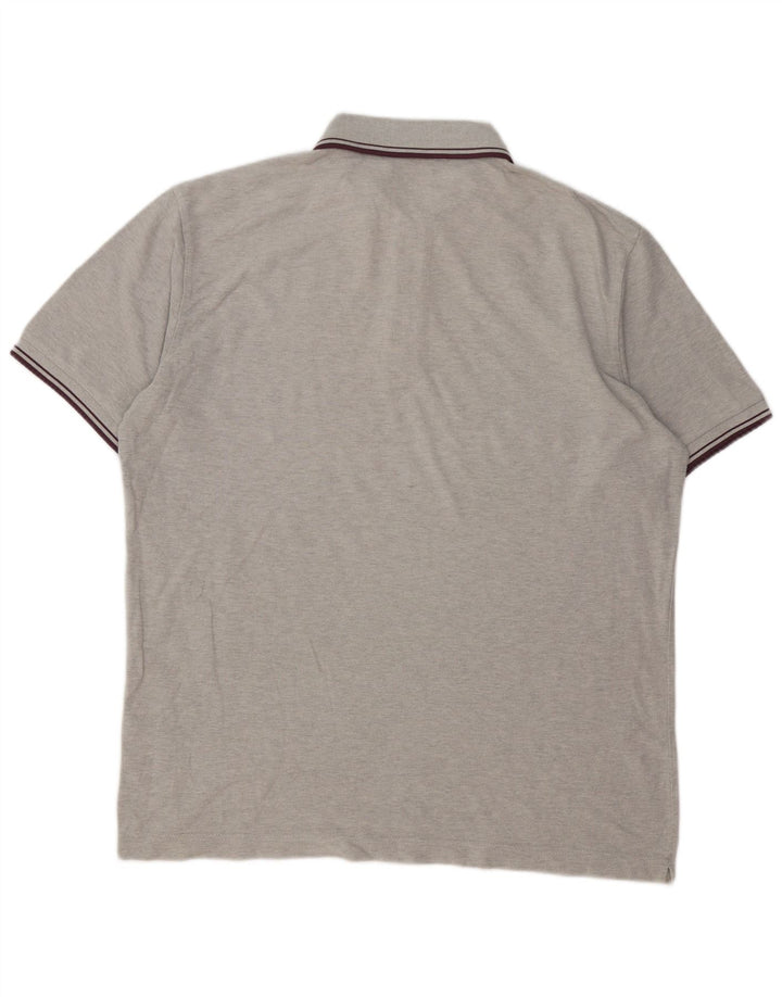 Polo Kappa Uomo XL Cotone Grigio