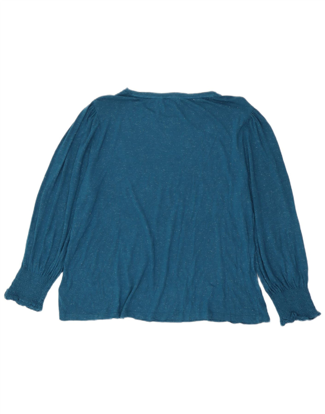 Top da donna a maniche lunghe Fat Face UK 20 2XL Viscosa chiazzata blu