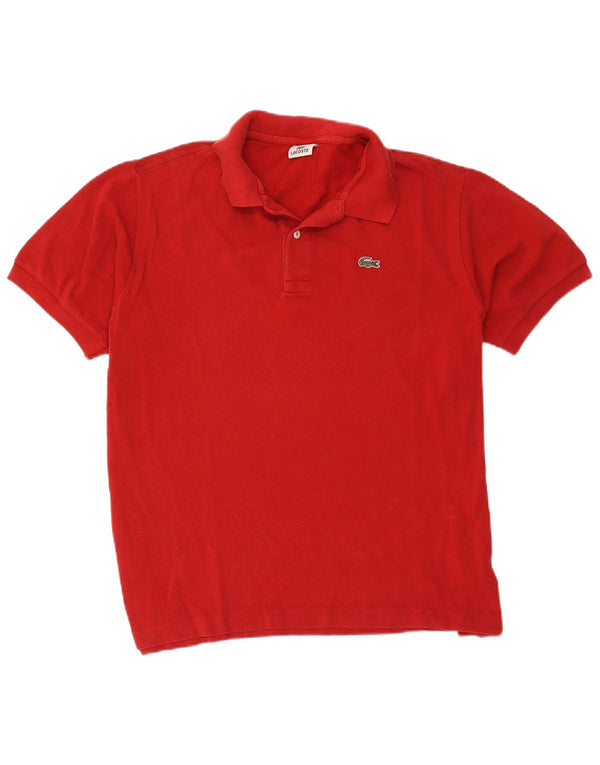 Polo da uomo Lacoste taglia 7 2XL cotone rosso