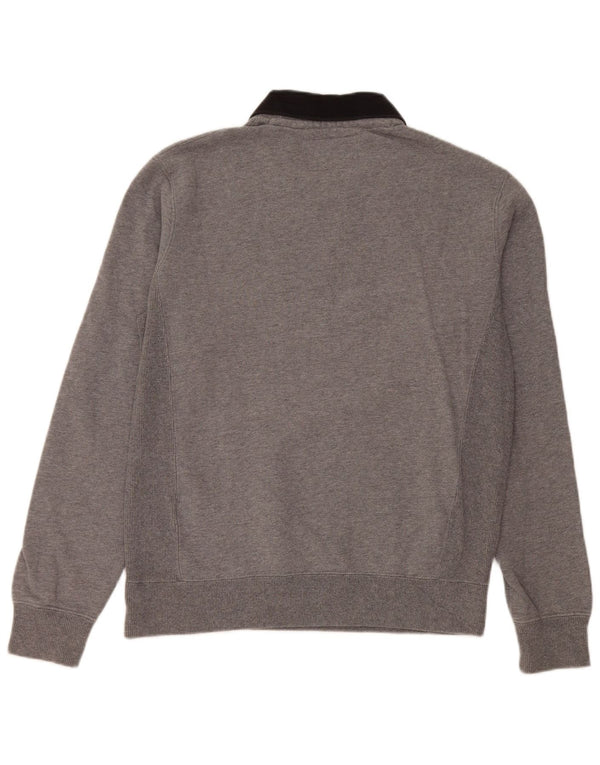 BACI & ABBRACCI Felpa grafica da uomo Maglione grigio medio color block