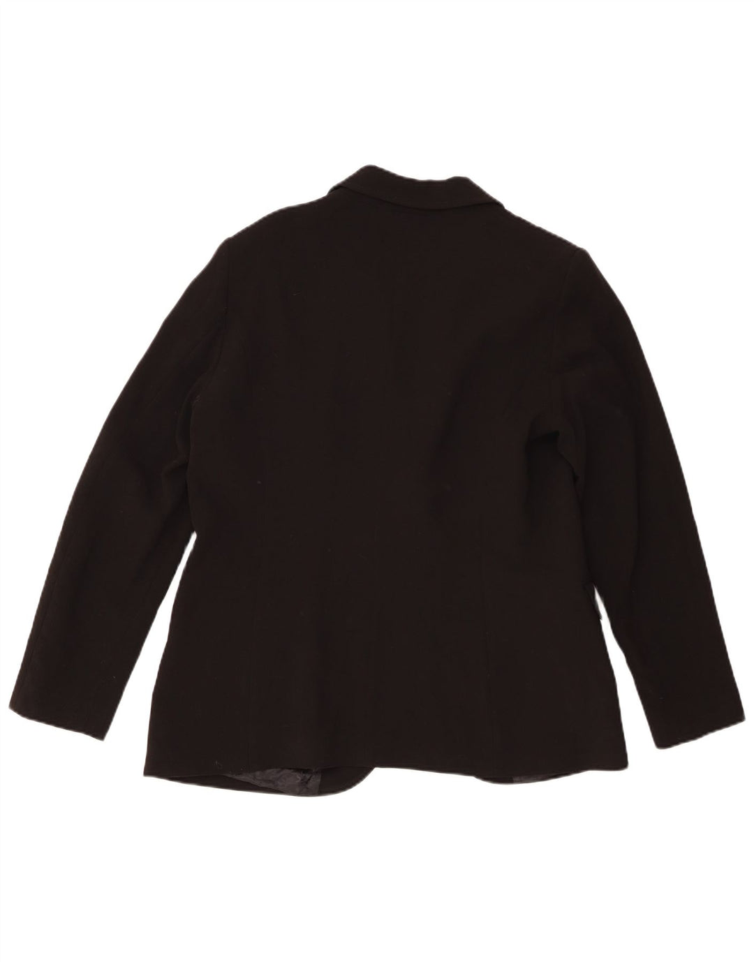 Giacca blazer da donna a 1 bottone Benetton UK 16 grande poliestere nero