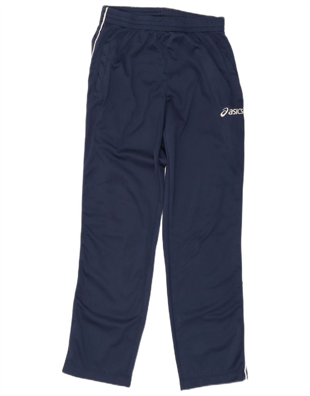 Pantaloni da tuta da uomo Asics grandi in poliestere blu navy