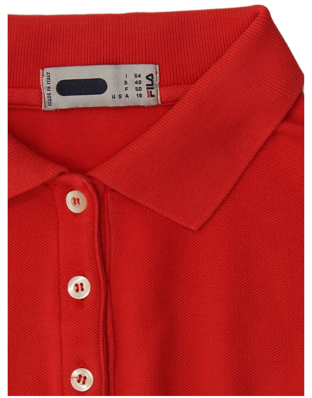 Polo Donna FILA IT 54 3XL Rossa