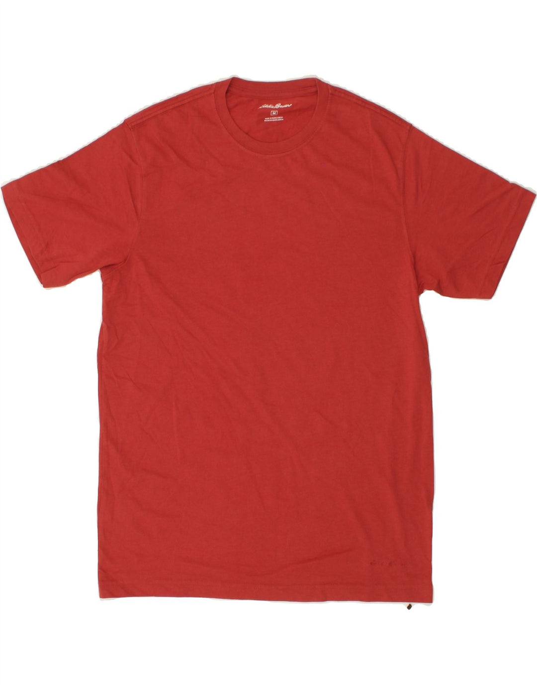 EDDIE BAUER Mens T-Shirt Top Medium Red Cotton Vintage Eddie Bauer and Second-Hand Eddie Bauer from Messina Hembry 