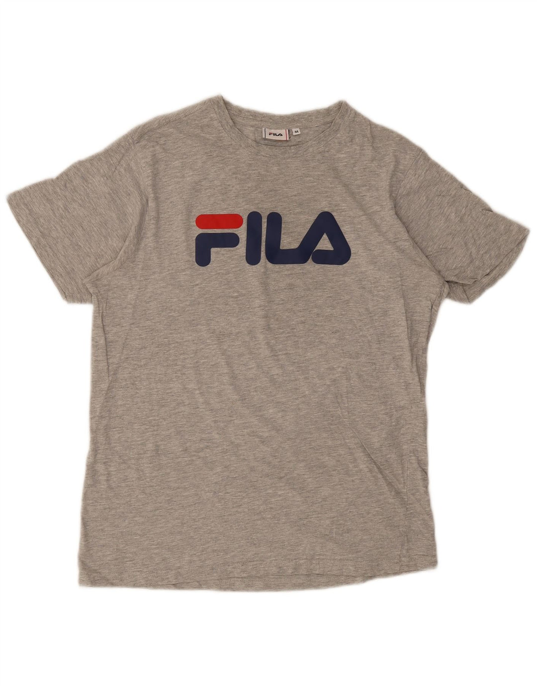 T-shirt grafica da uomo Fila Top grigio medio chiazzato