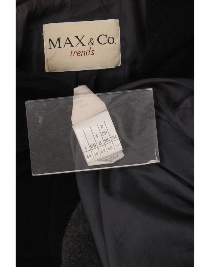 Montgomery con cappuccio da donna Max & Co. UK 14 Large Blu Navy Colorblock