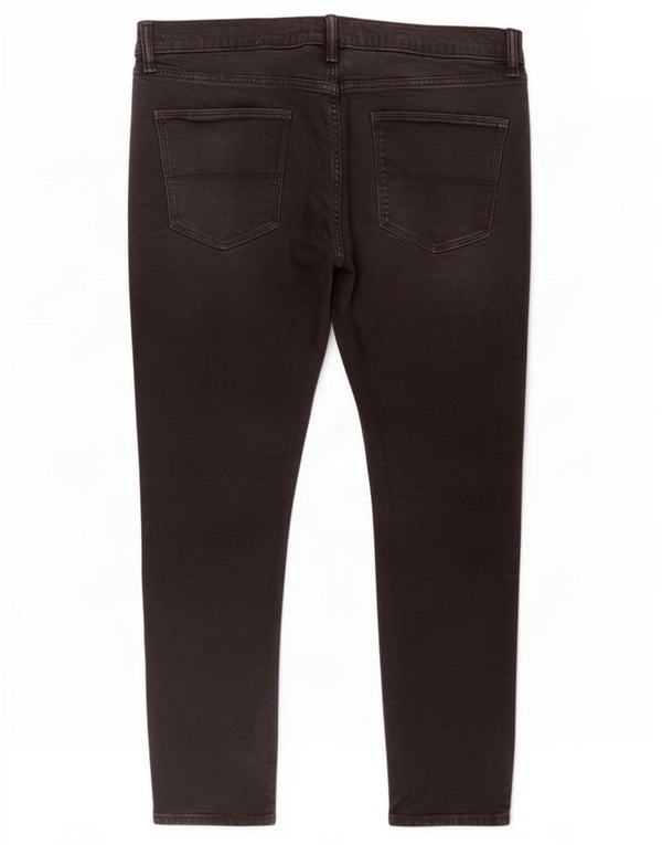 Jeans skinny da uomo Marks & Spencer W36 L29 cotone nero