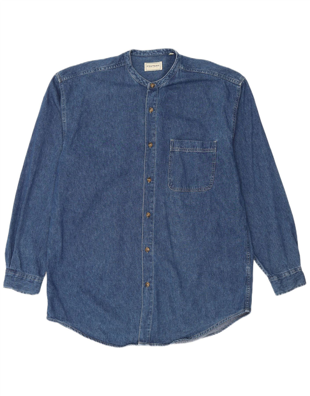 Camicia di jeans da uomo Fosters grande blu