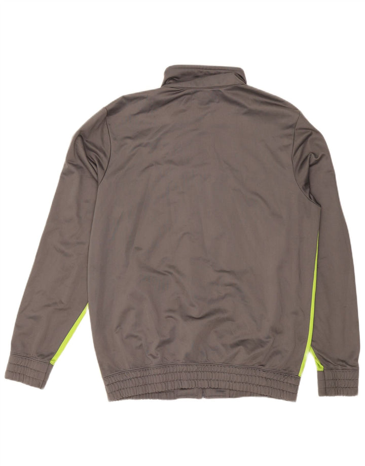 Giacca da tuta da uomo Kappa XL in poliestere color block grigio
