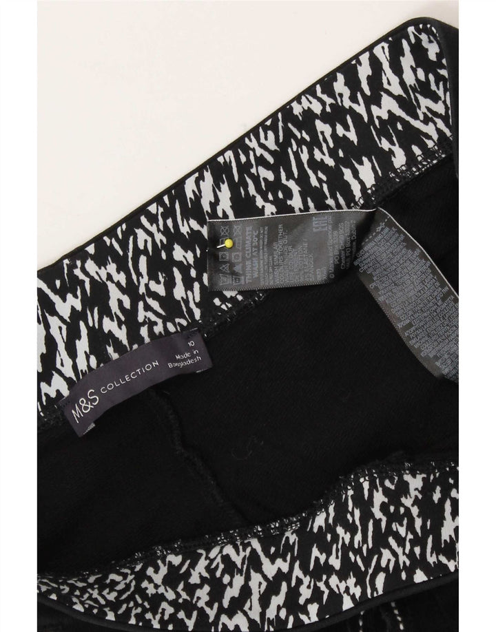 Pantaloni da tuta da donna Marks & Spencer UK 10 piccoli in cotone nero