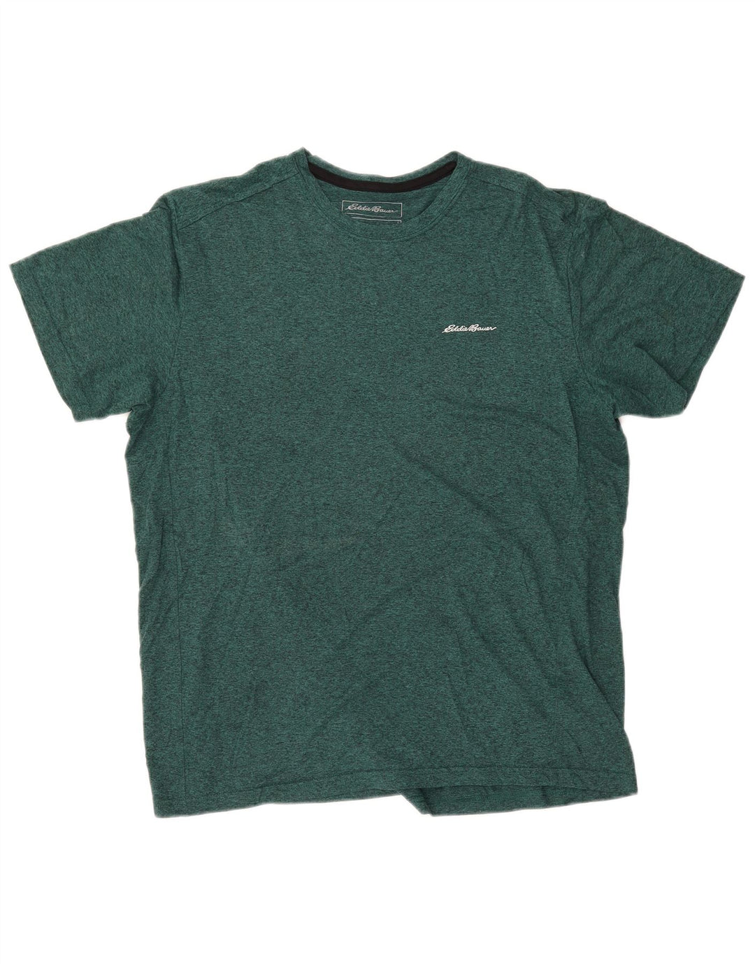 T-shirt da uomo dalla vestibilità regolare di Eddie Bauer, grande, in poliestere chiazzato verde