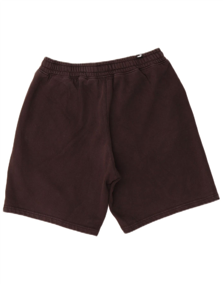 Pantaloncini sportivi grafici da uomo Puma medi neri