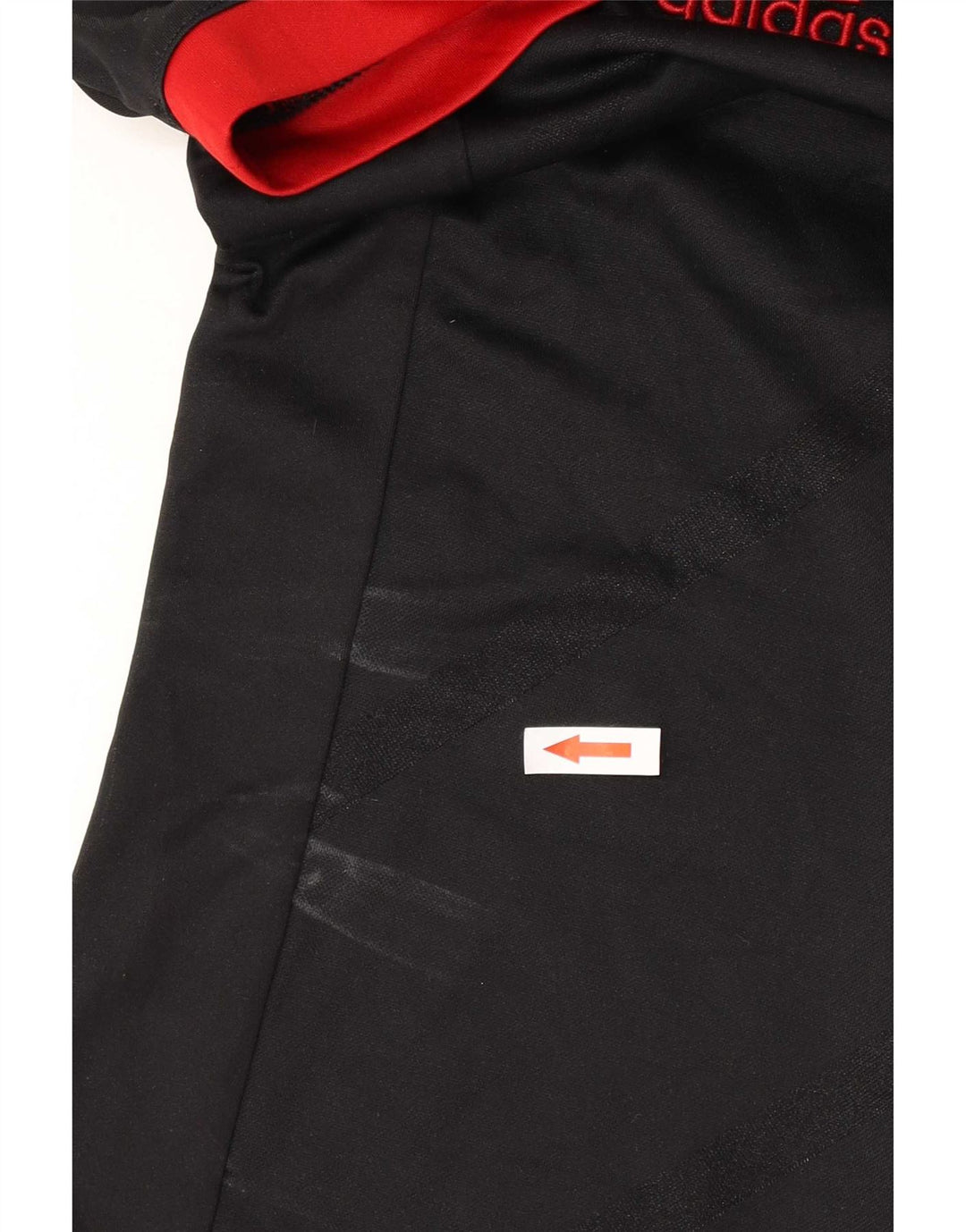 Maglietta Adidas Climalite da uomo, piccola, a righe nere