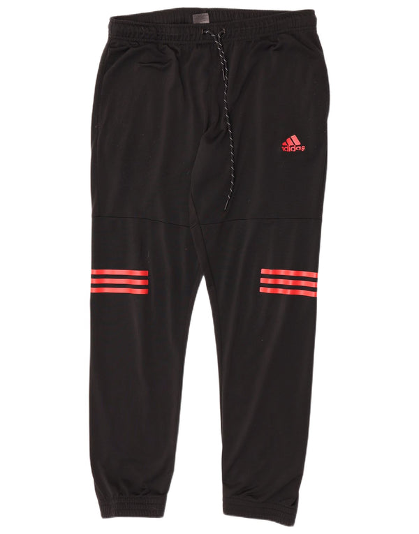 Pantaloni da tuta da uomo Adidas Joggers medio poliestere nero