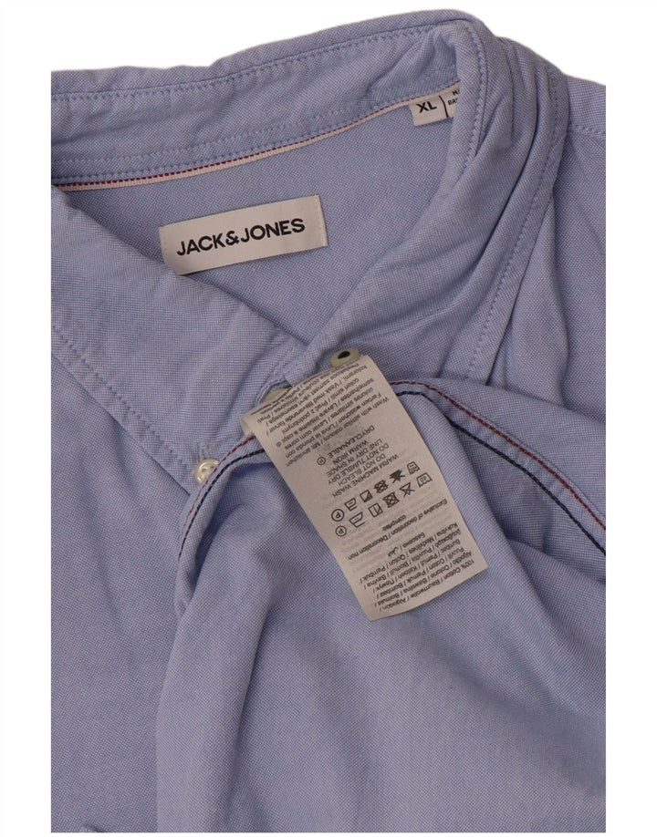 Camicia da uomo Jack & Jones XL in cotone blu