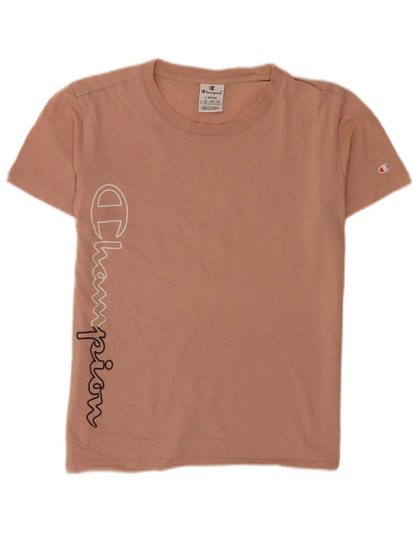 T-shirt grafica da donna Champion Top UK 14 Large Rosa
