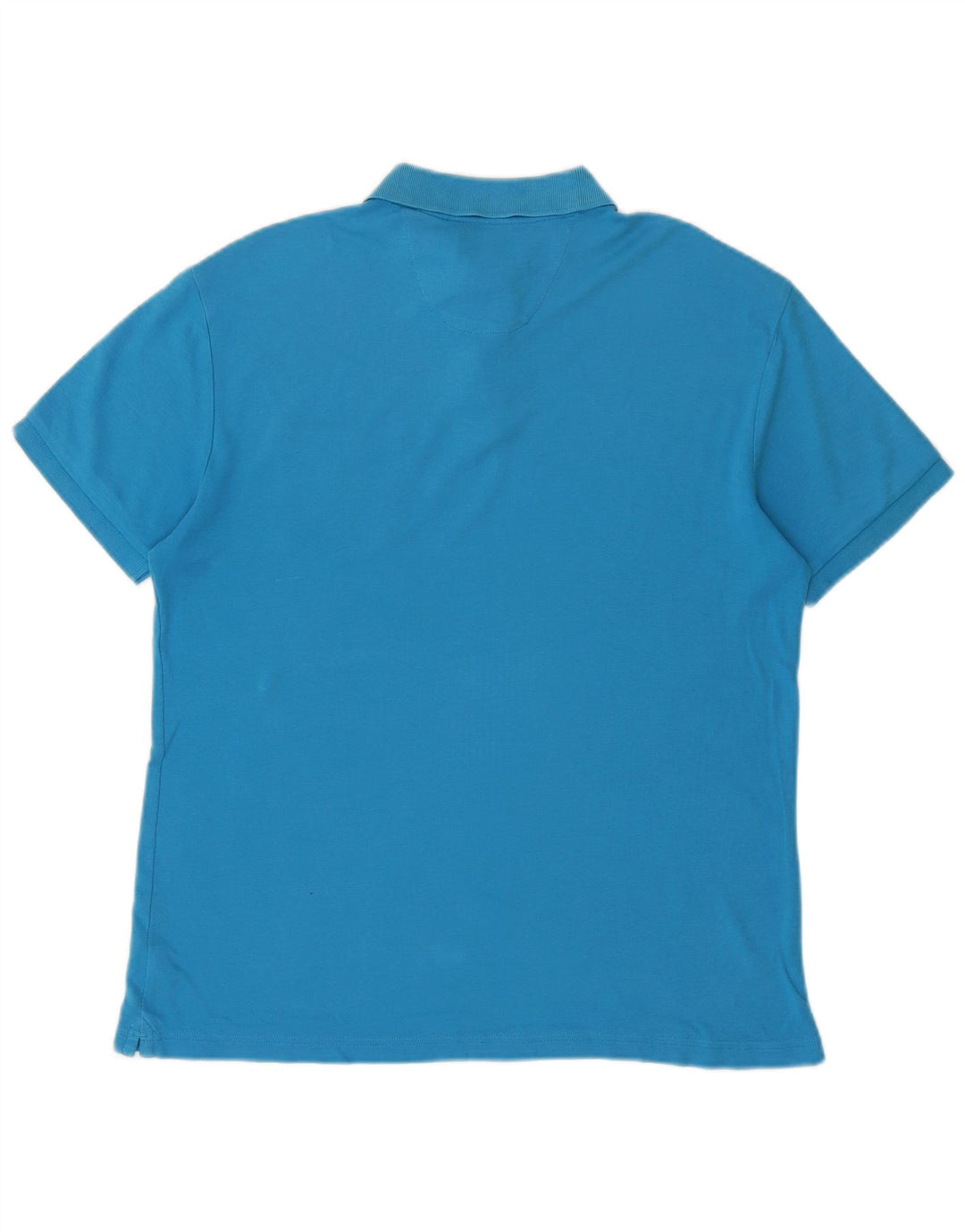 Polo da uomo su misura CHAPS in cotone blu medio