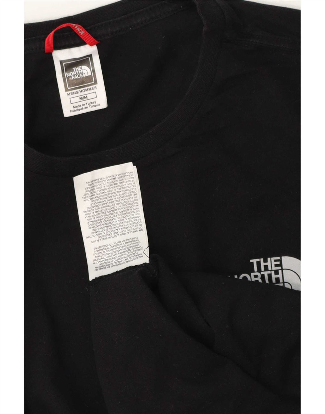 T-shirt da uomo The North Face Top in cotone nero medio