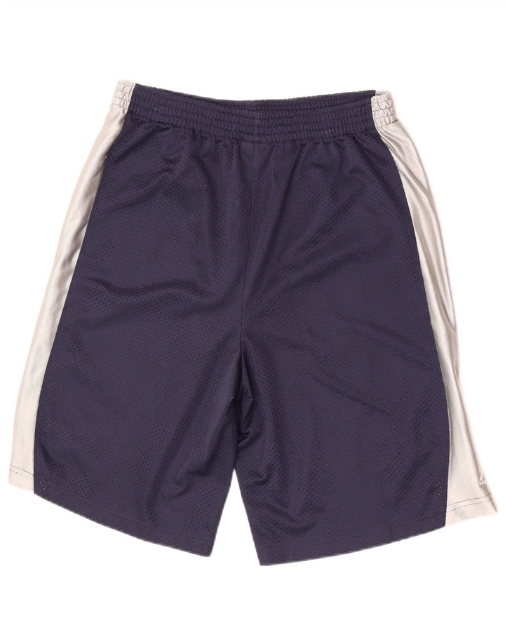 Pantaloncini sportivi da uomo Majestic Poliestere color block medio blu navy