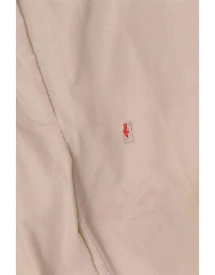 Pantaloni chino slim da donna Zara medi W28 L27 color block bianco