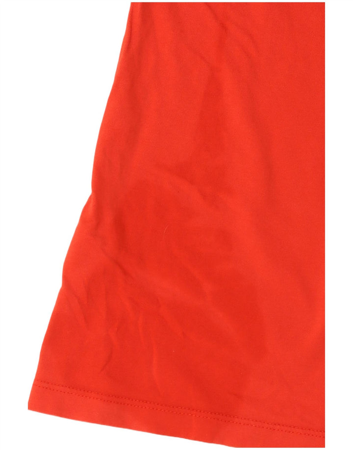 T-shirt da donna Tommy Hilfiger Top UK 14 cotone rosso medio