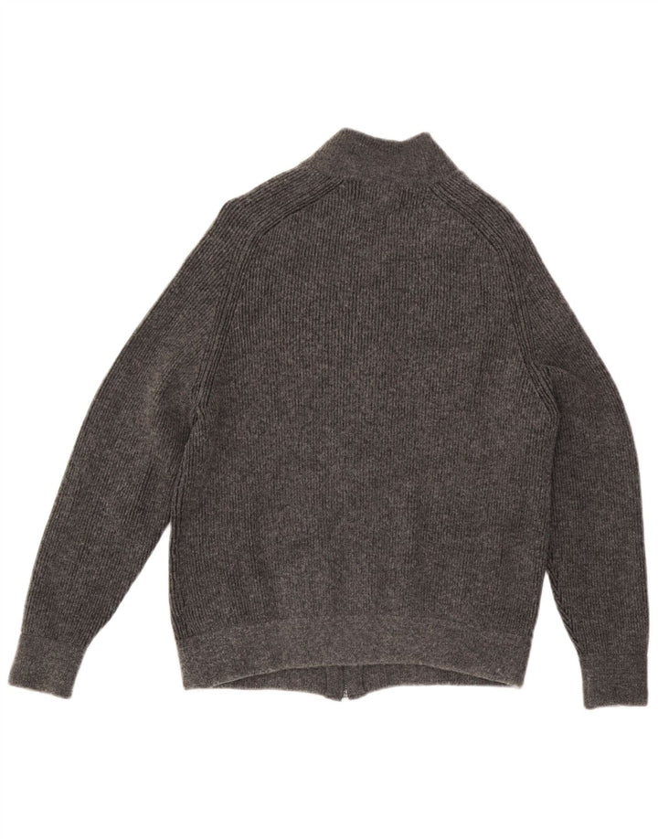Maglione cardigan da uomo Marks & Spencer grande cotone grigio