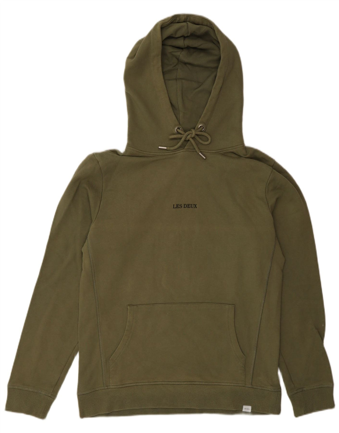 Maglione con cappuccio da uomo Les Deux piccolo in cotone kaki