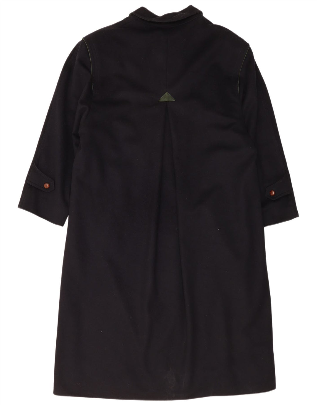 Cappotto da uomo Zeiler UK 40 Large in lana vergine blu navy