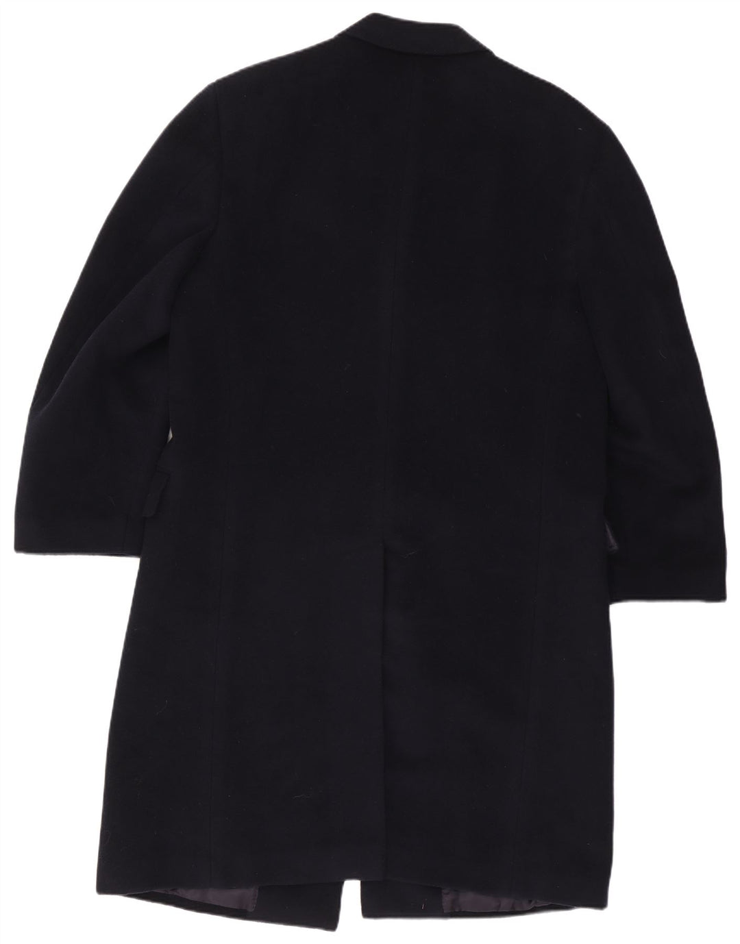 Cappotto Uomo Canali IT 54 2XL Blu Navy Lana Classico