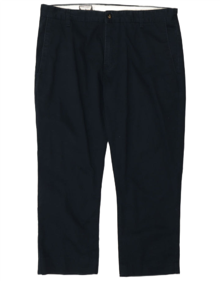 Pantaloni chino dritti da uomo Volcom W36 L26 Blu Navy