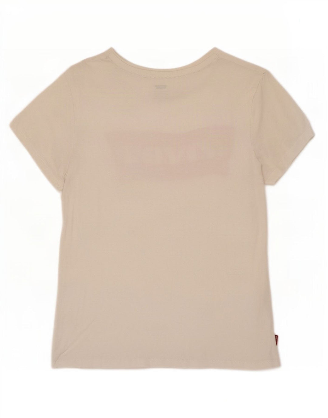T-shirt grafica da donna Levi's Top UK 10 piccola in cotone bianco