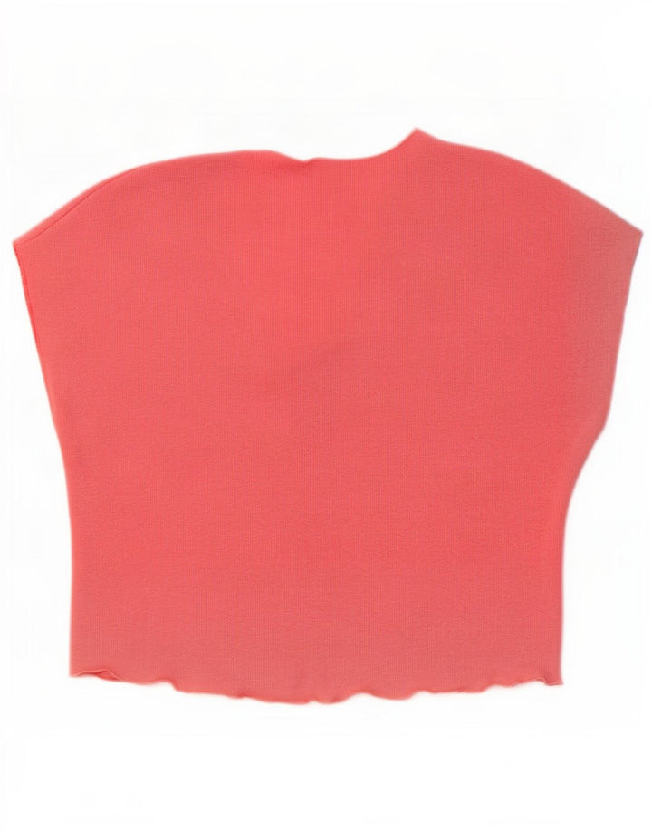 Top Blusa Donna Zara UK 14 Rosa Medio