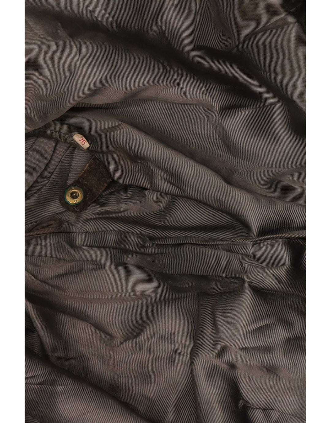 Cappotto in pelle vintage da donna UK 16 grande verde