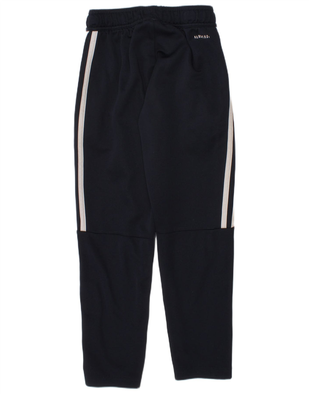 ADIDAS Boys Aeroready Tracksuit Trousers 7-8 Years  Navy Blue Polyester
