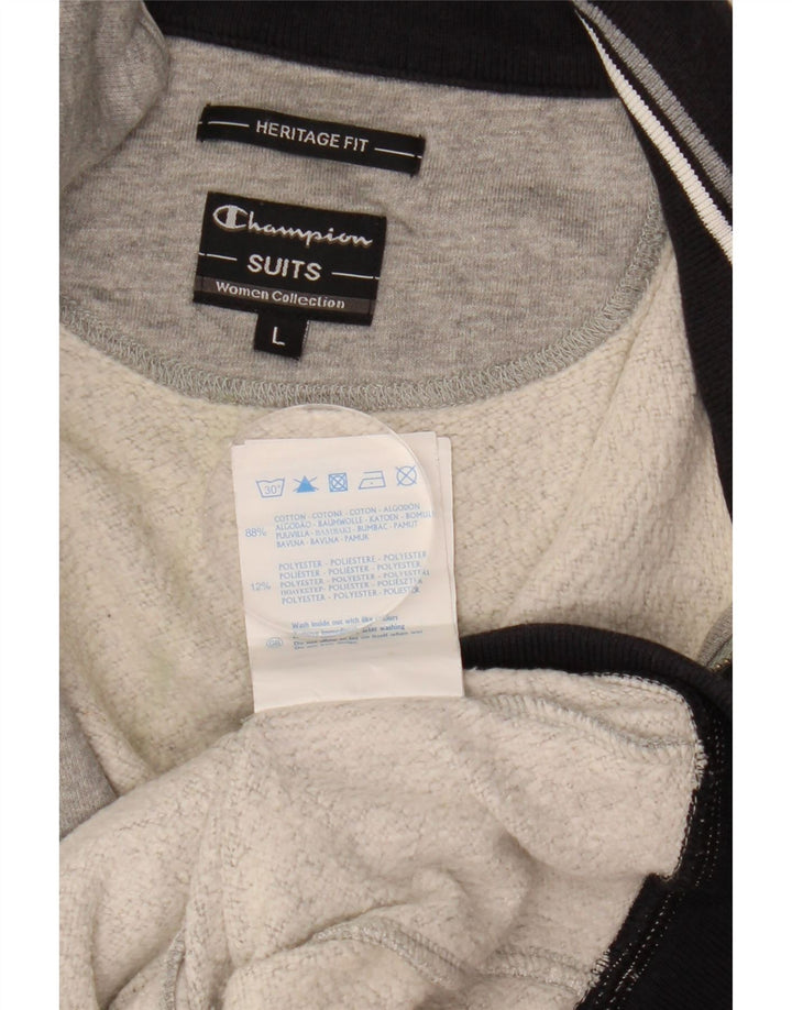 Giacca da tuta da donna Champion Heritage Fit UK 16 Large Grigia