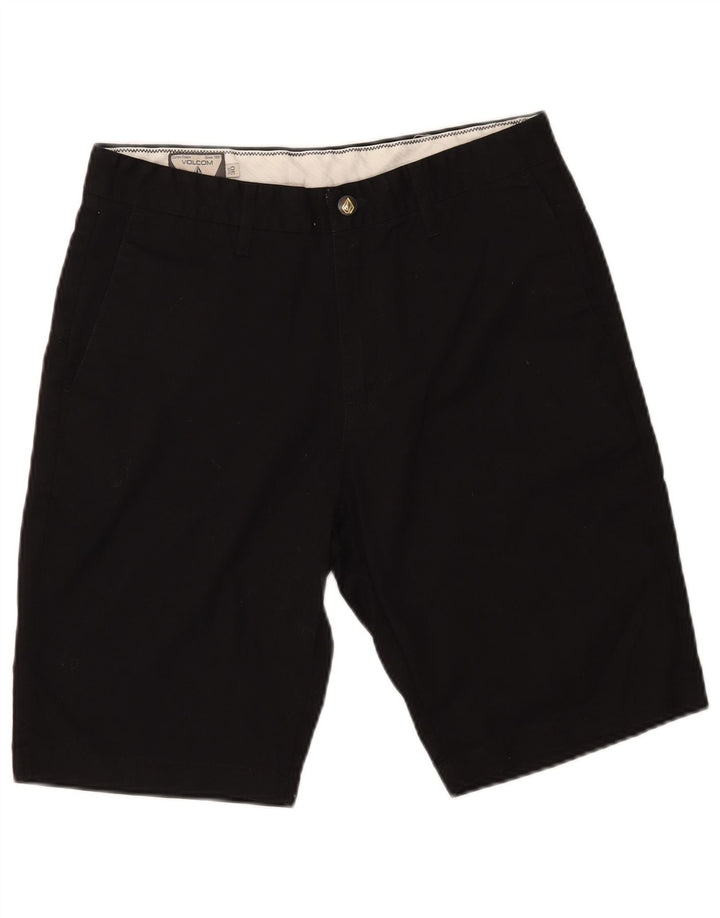 Pantaloncini chino da uomo Volcom W30 cotone nero medio