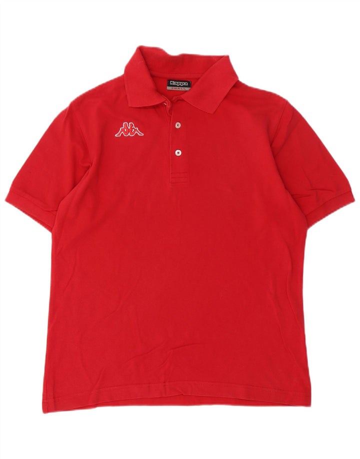 Polo Kappa Uomo Small Rossa In Cotone