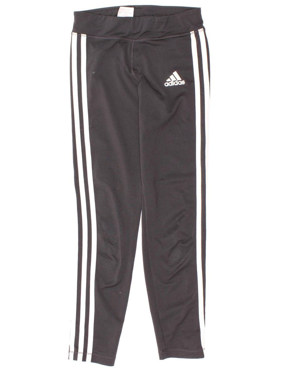 Leggings Adidas Climalite per ragazze 9-10 anni piccolo poliestere nero