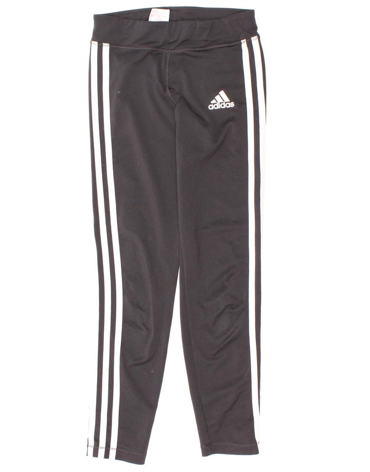 Leggings Adidas Climalite per ragazze 9-10 anni piccolo poliestere nero