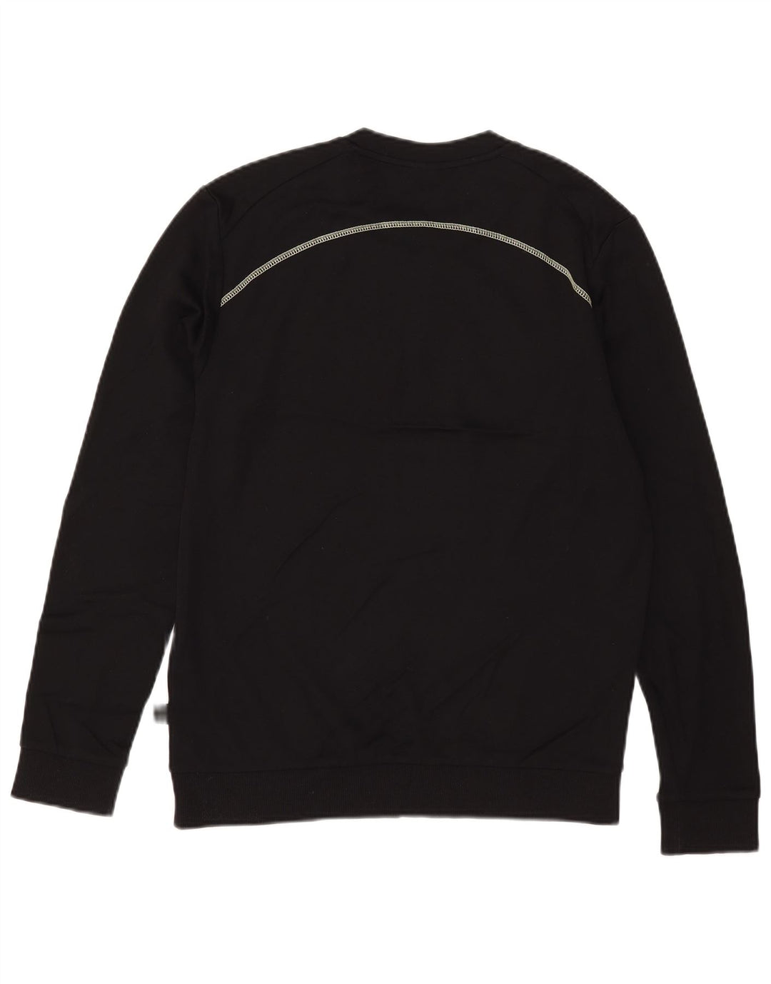 Hugo Boss Felpa grafica da uomo Maglione grande cotone nero