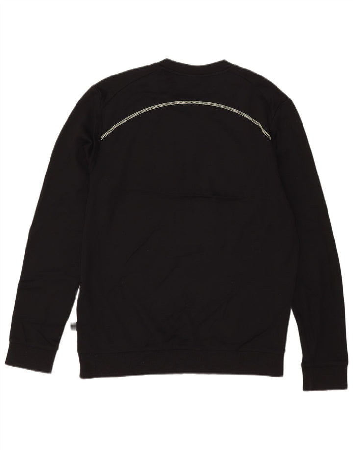 Hugo Boss Felpa grafica da uomo Maglione grande cotone nero