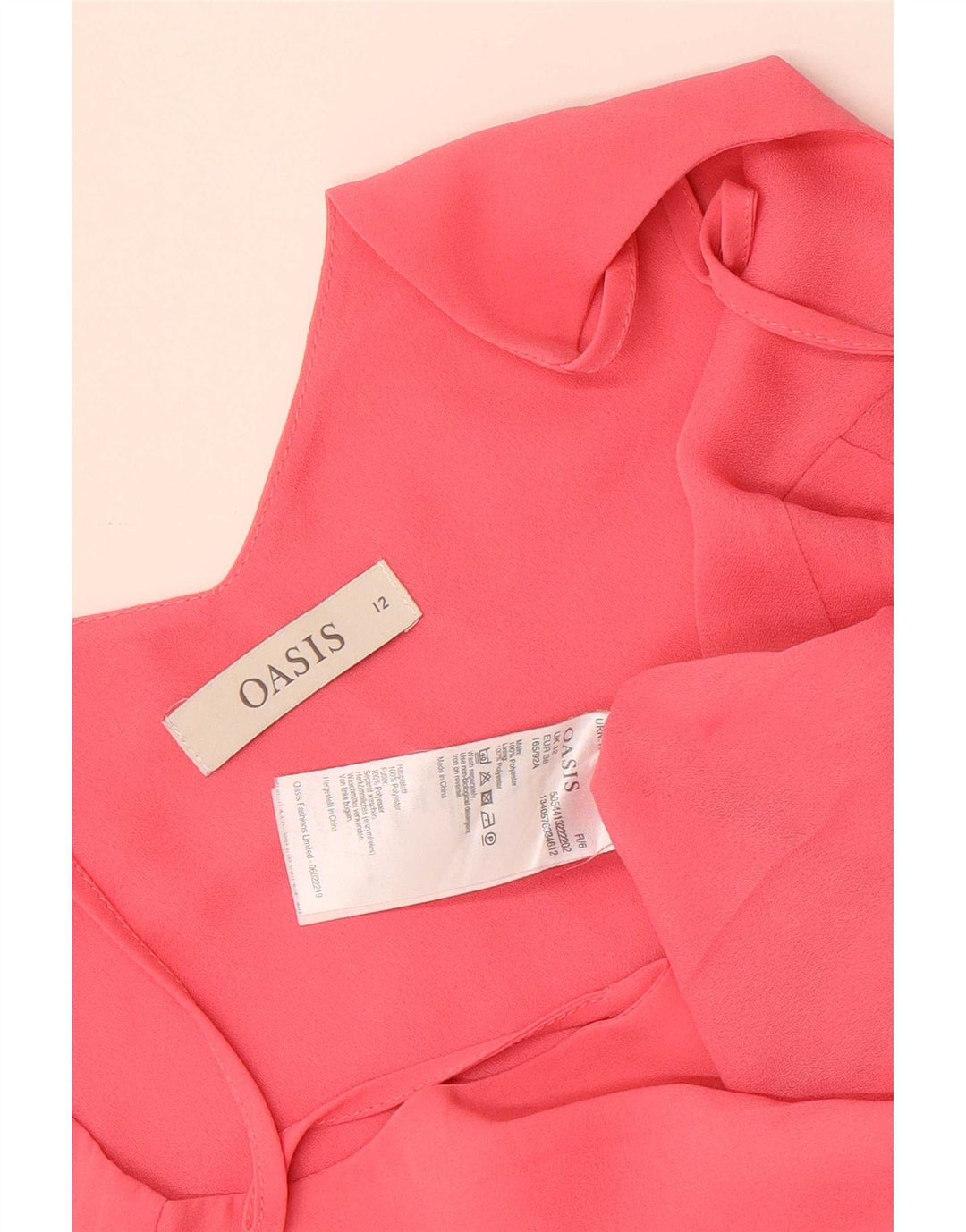 Canotta da donna Oasis UK 12 Poliestere rosa medio