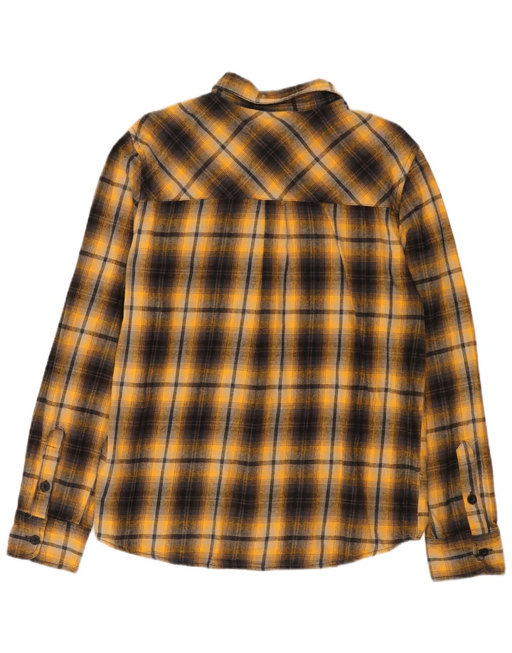 Camicia da uomo in flanella di Mountain Warehouse, cotone a quadri gialli grandi