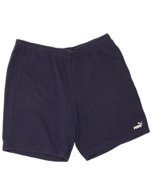 Pantaloncini sportivi Puma da uomo 2XL Blu navy